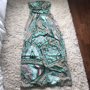 Patterned Maxi Dress